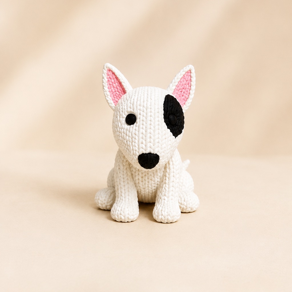 Strick-Bullterrier