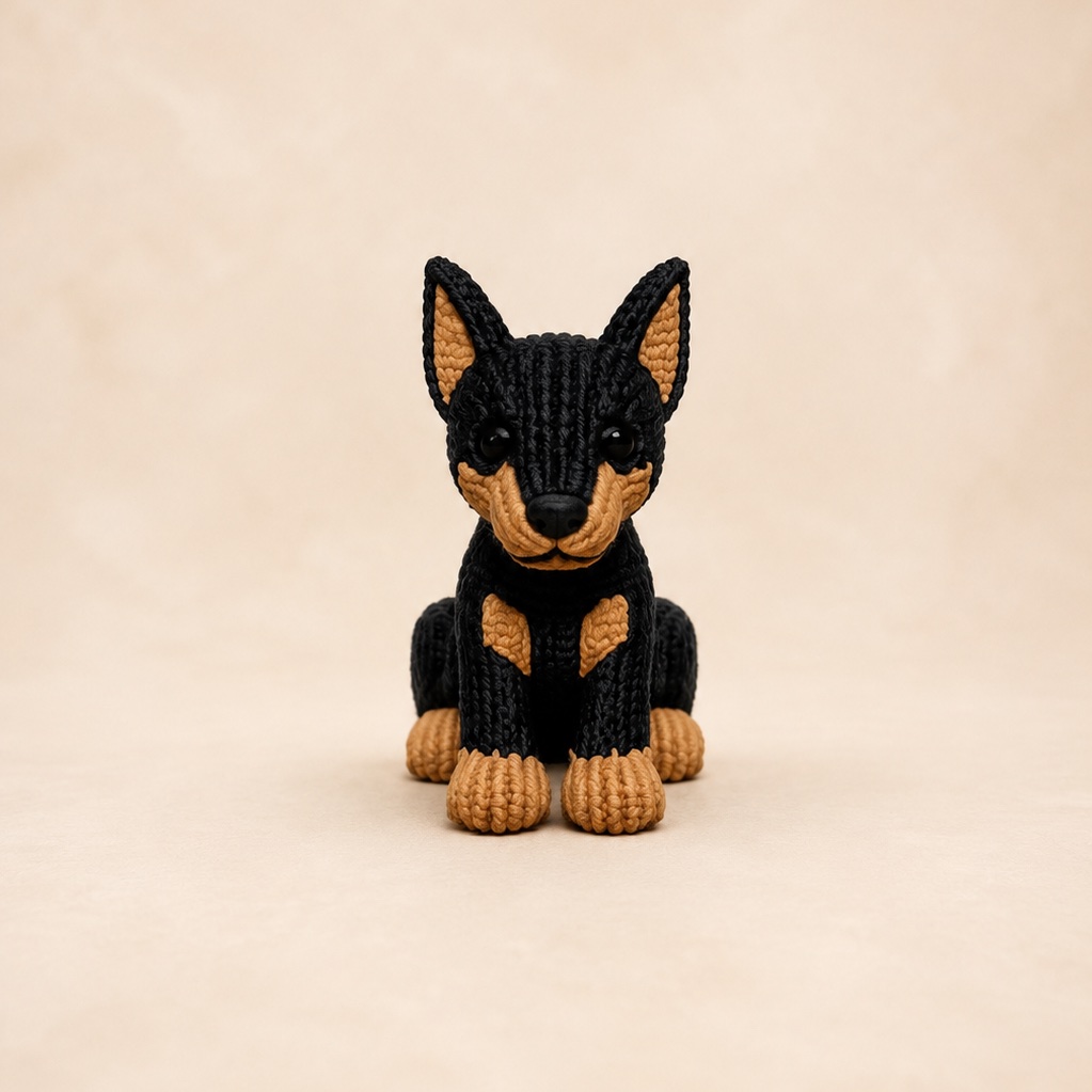 Strick-Dobermann
