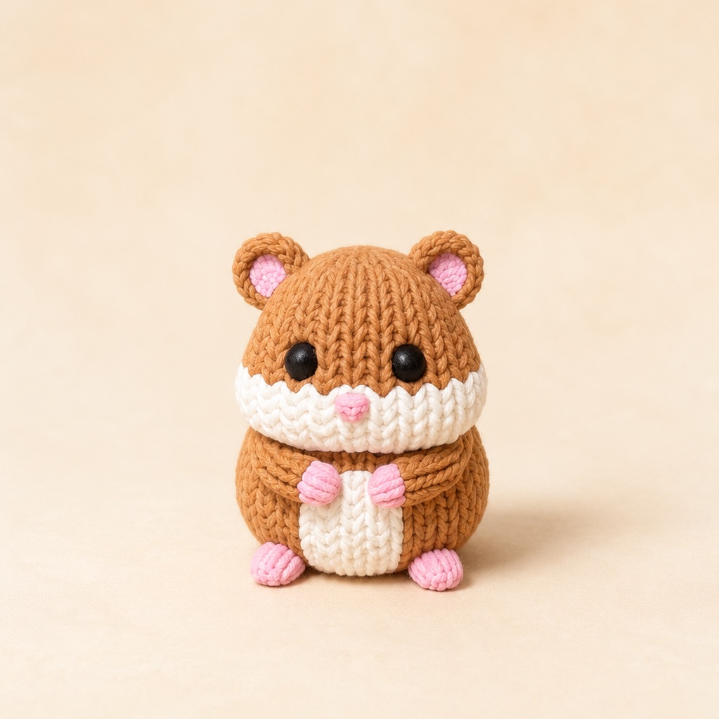 Strick-Hamster