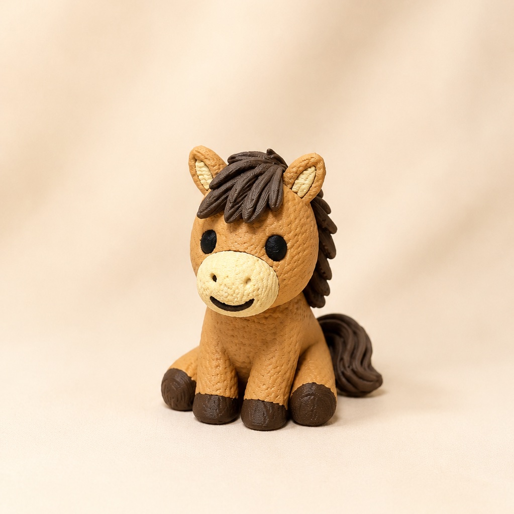 Strick-Pferd
