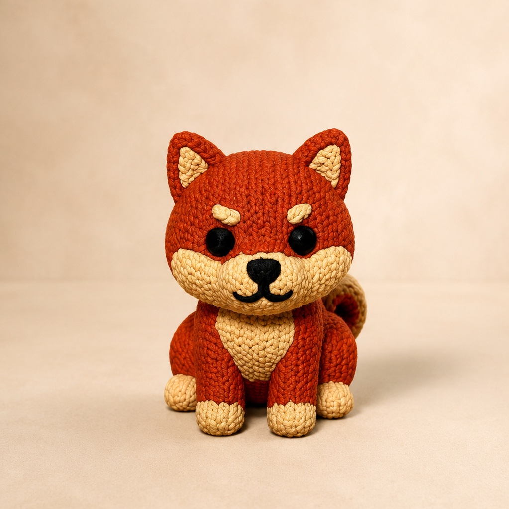 Strick-Shiba Inu